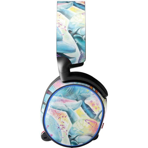 Pastel Dolphins by Sheena Pike SteelSeries Arctis 3 Skin
